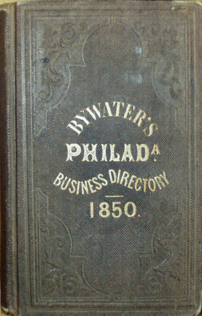 Bywater's Philadelphia Business Directory 1850