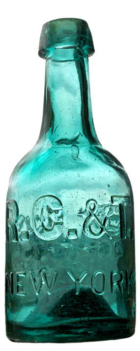 R. C. & T. bottle