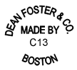 DEAN FOSTER & CO. MADE BY C13 BOSTON