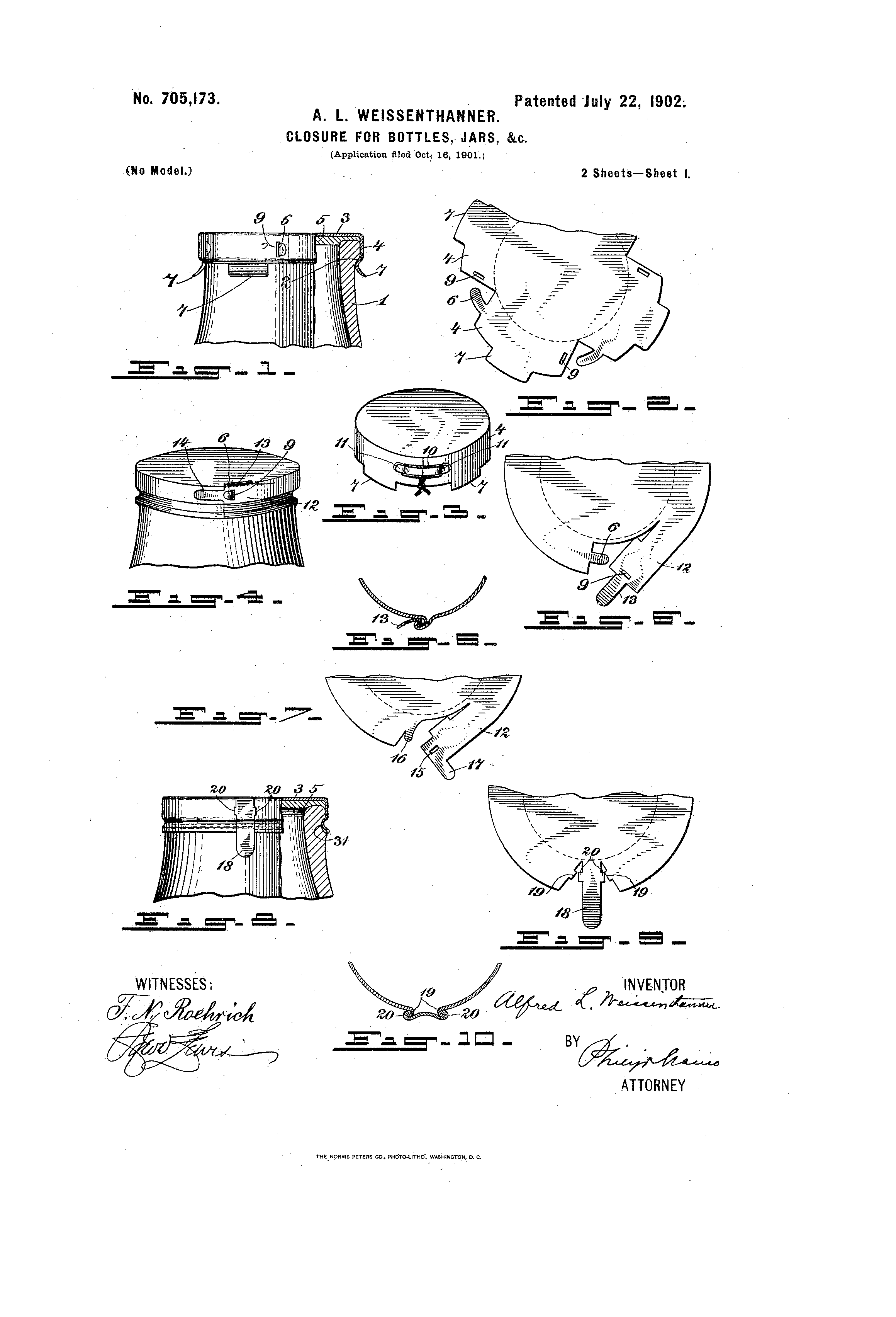 Patent 705,173