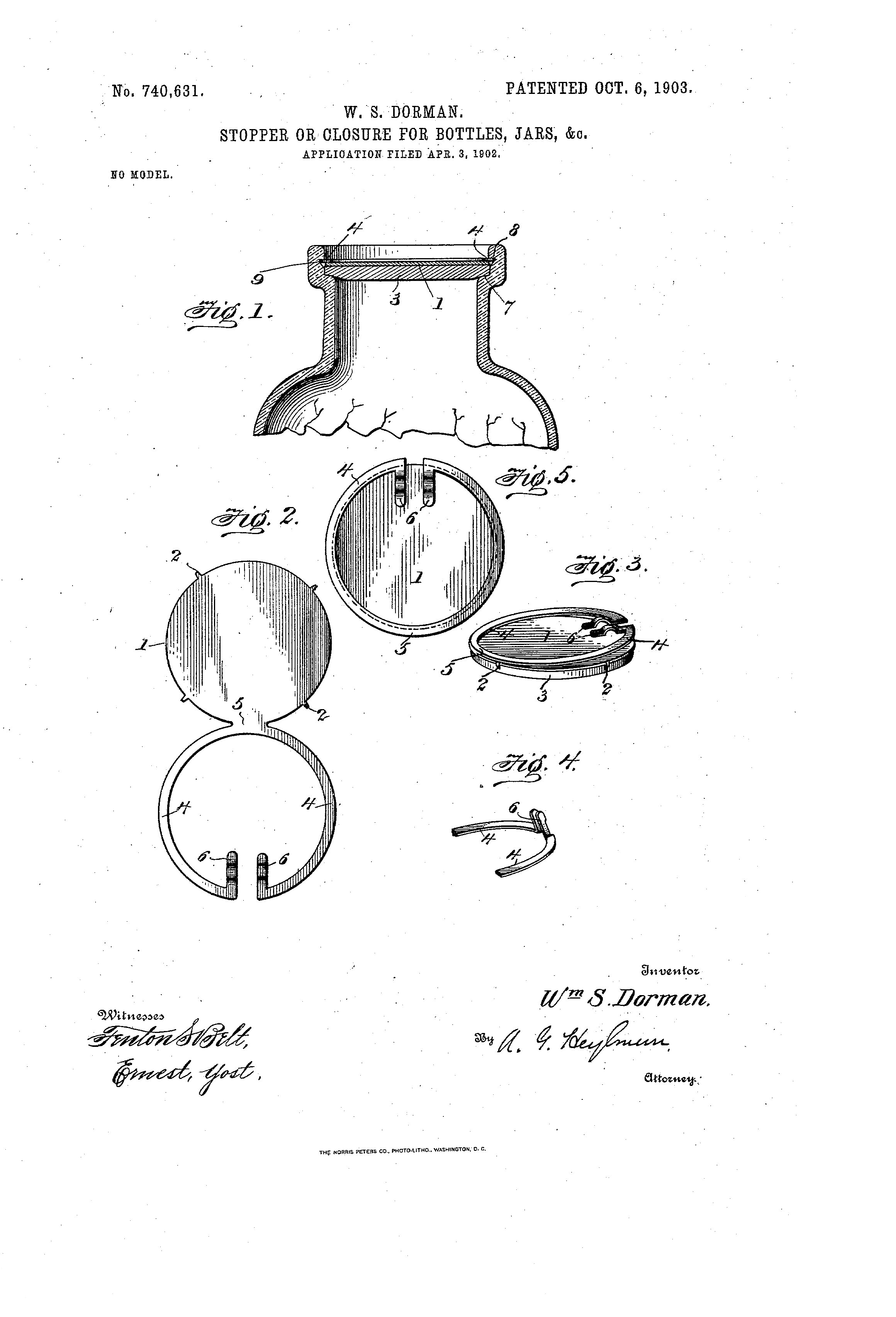 Patent 740,631