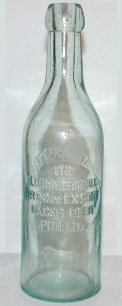 Louis Bergdoll Brewing Co. Bottle